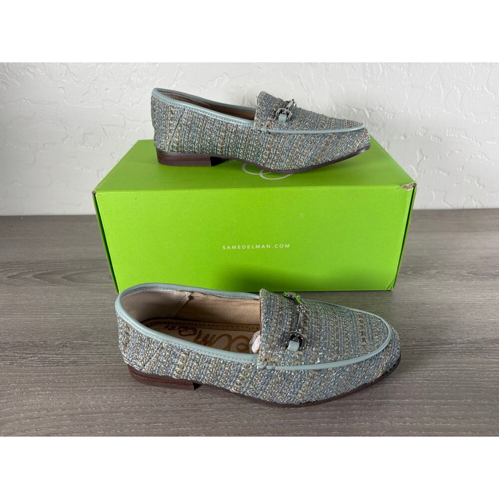 Sam Edelman Loraine Kids Loafer Blue Green Childs‎ Size 12- NIB